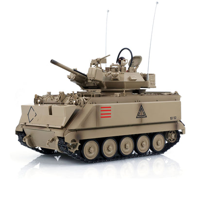 TOUCAN RC HOBBY TD 1/16 RC Military Tank M2412-A M113A1 MRV 320 Turret Rotary Barrel Recoil Elevation Infrared Driving Wheel Idlers Gearbox