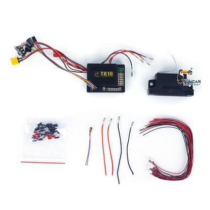 IN Stock HengLong 1/16 Scale RC Radio Control Tank Model DIY Upgrade Modify TK16 TK-16 Mainboard Sound Board Speaker with LED Wires