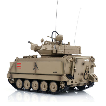 TOUCAN RC HOBBY TD 1/16 RC Military Tank M2412-A M113A1 MRV 320 Turret Rotary Barrel Recoil Elevation Infrared Driving Wheel Idlers Gearbox
