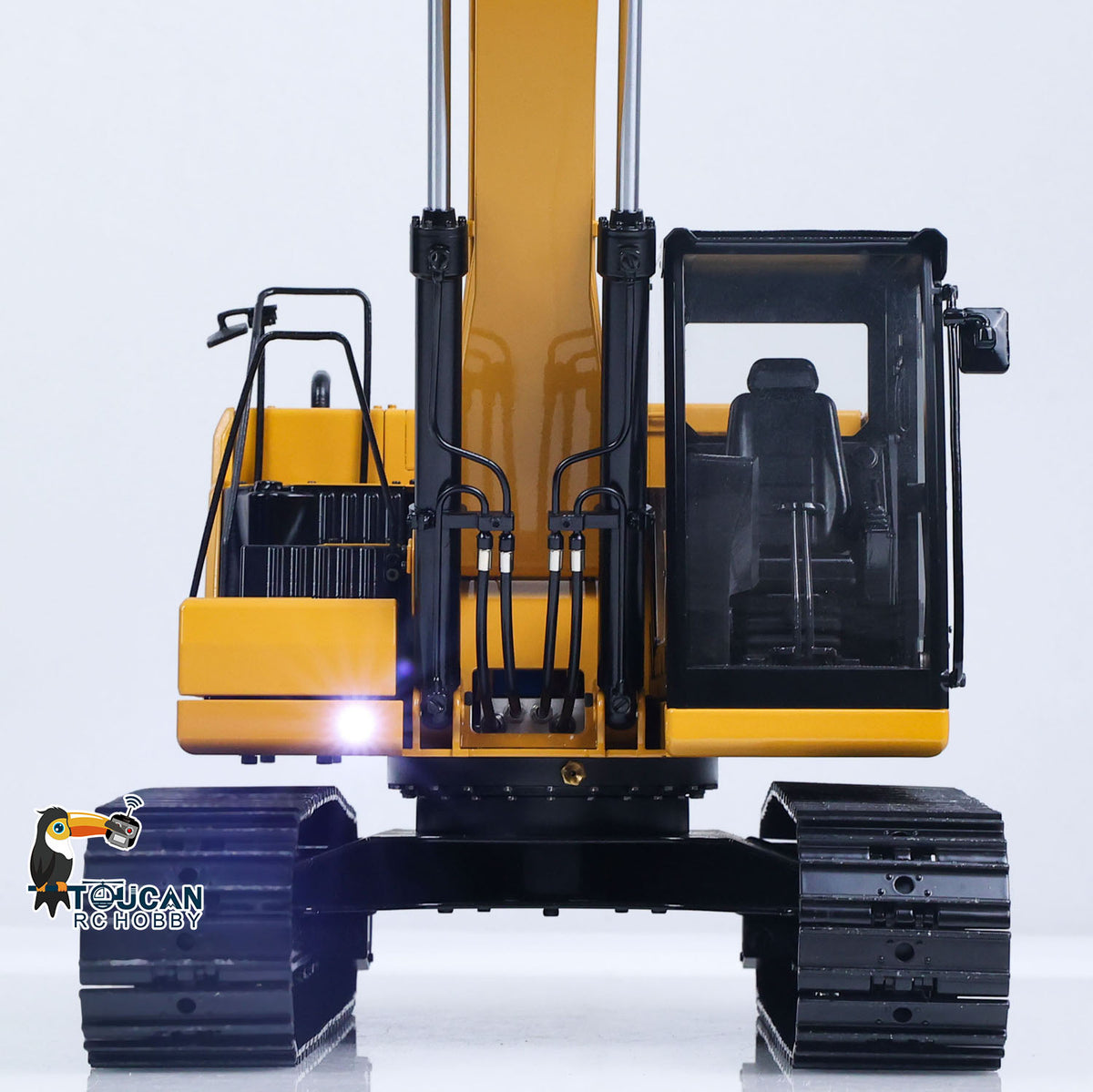 TOUCAN RC HOBBY 320 Metal 1/14 RC Digger Remote Control Hydraulic Excavator Engineering Vehicle Brushless Motor ESC for Model Enthusiasts