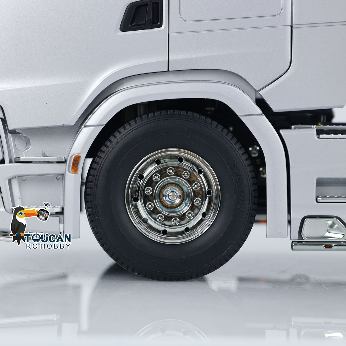TMY-56373 1/14 Scale 6x4 RC Semi Truck w/3-Speed Transmission Light Sound ST8 Receiver Battery Charger