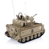 TD 1/16 RC Military Tank M2412-A M113A1 MRV 320 Turret Rotary Barrel Recoil Elevation Infrared Driving Wheel Idlers Gearbox