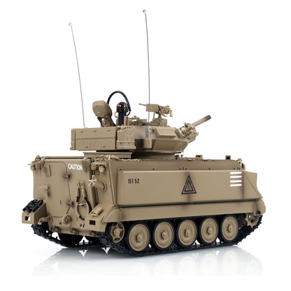 TOUCAN RC HOBBY TD 1/16 RC Military Tank M2412-A M113A1 MRV 320 Turret Rotary Barrel Recoil Elevation Infrared Driving Wheel Idlers Gearbox