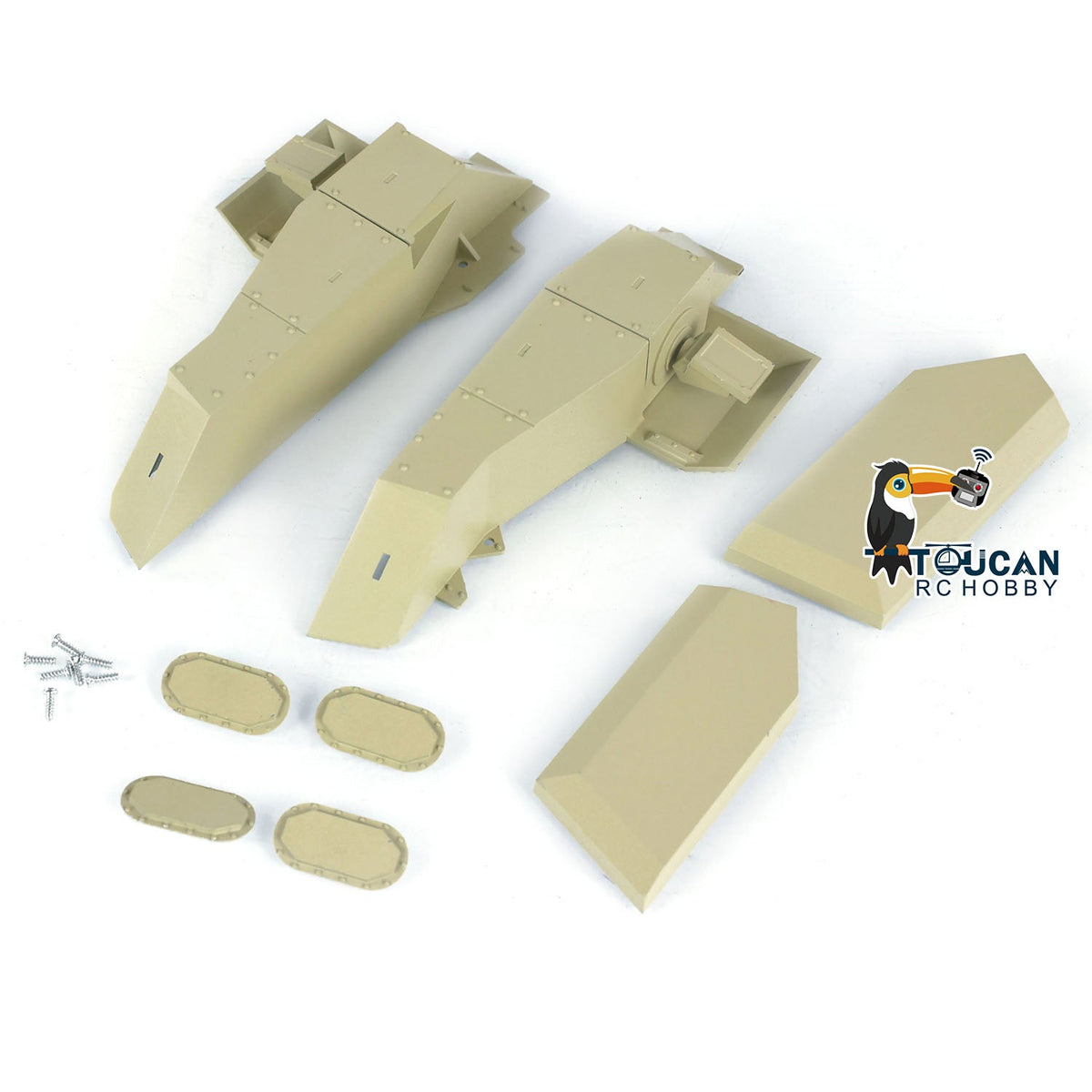 IN Stock Remote Control Tank Part Metal Decorative Set For 1/16 Henglong M1A2 Abrams 3918 Tank Vehicle Model Replacement Accessories