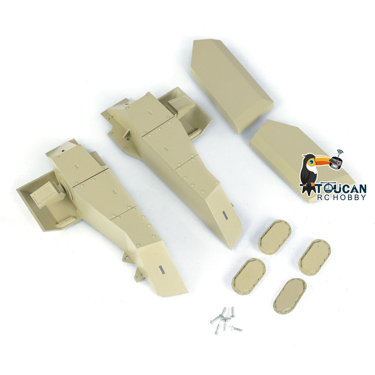 TOUCAN RC HOBBY Metal Decorative Parts for 1/16 Heng Long RC Tank M1A2 Abrams 3918 Radio Controlled Armored Model Military Vehicle Painted