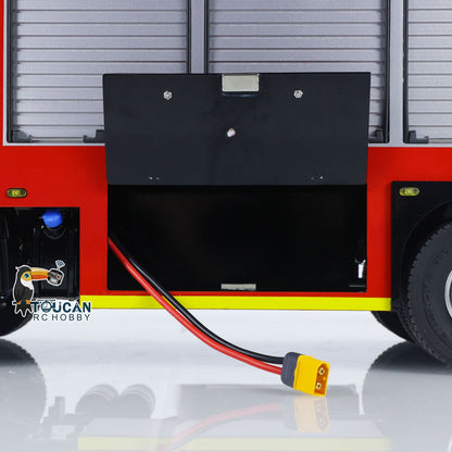 1/14 RTR Elektro-Modellauto 4X4 Metallachsen Getriebe Fernbedienung Feuerwehrfahrzeug BZ Flysky i6S Radio 2Speed Licht Sound