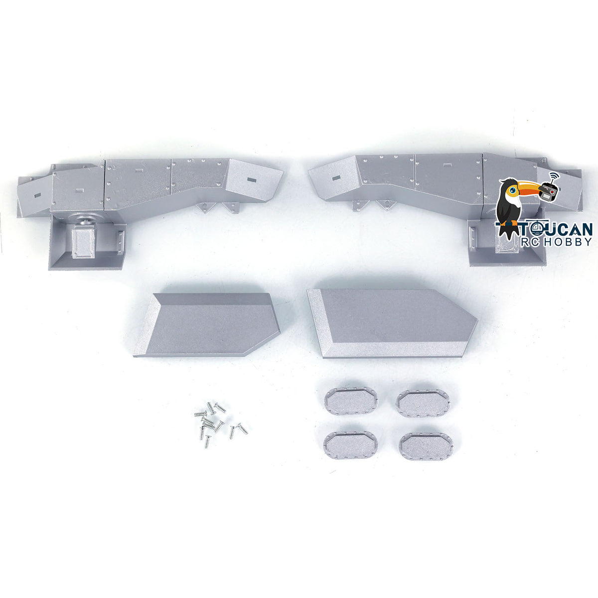 TOUCAN RC HOBBY Metal Decorative Parts for 1/16 Heng Long RC Tank M1A2 Abrams 3918 Radio Controlled Armored Model Military Vehicle Painted