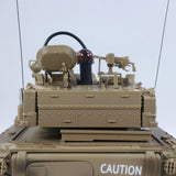 TD 1/16 RC Military Tank M2412-A M113A1 MRV 320 Turret Rotary Barrel Recoil Elevation Infrared Driving Wheel Idlers Gearbox