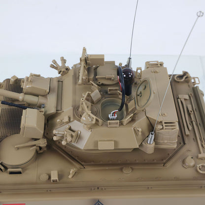 TOUCAN RC HOBBY TD 1/16 RC Military Tank M2412-A M113A1 MRV 320 Turret Rotary Barrel Recoil Elevation Infrared Driving Wheel Idlers Gearbox