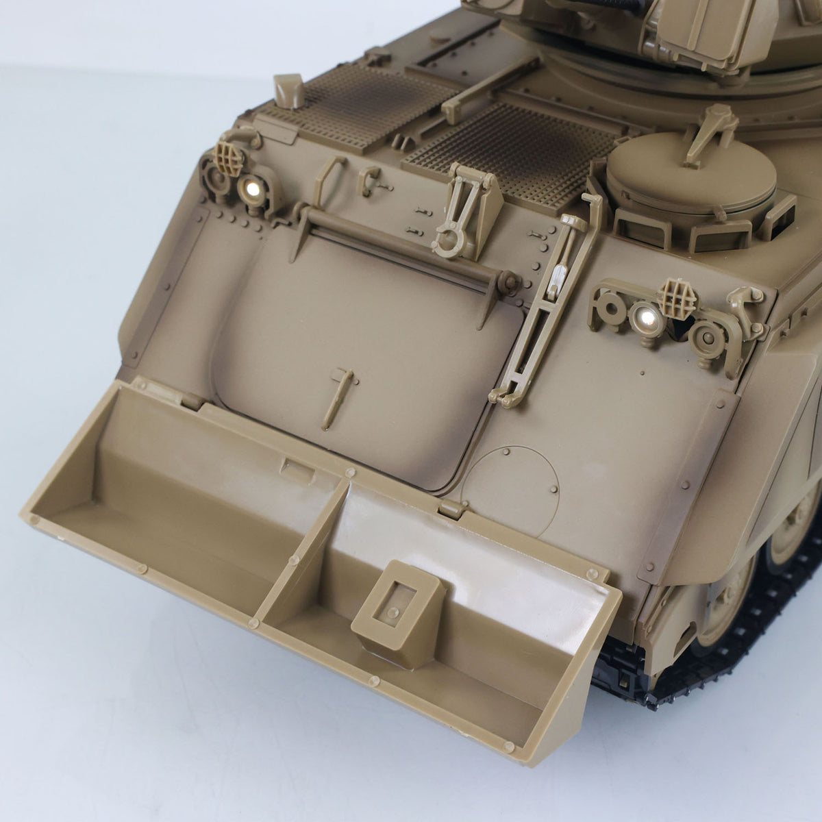TOUCAN RC HOBBY TD 1/16 RC Military Tank M2412-A M113A1 MRV 320 Turret Rotary Barrel Recoil Elevation Infrared Driving Wheel Idlers Gearbox