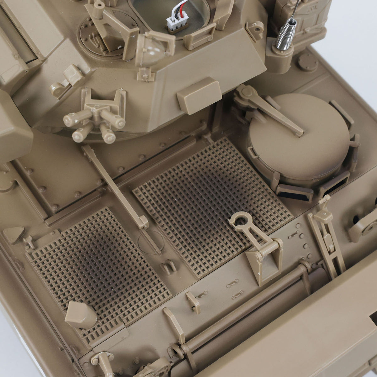 TOUCAN RC HOBBY TD 1/16 RC Military Tank M2412-A M113A1 MRV 320 Turret Rotary Barrel Recoil Elevation Infrared Driving Wheel Idlers Gearbox