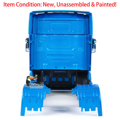 TOUCAN RC HOBBY R730 Plastic Cabin Body Shell for 1/14 6*6 6*4 RC Tractor Car Remote Controlled Truck Painted Simulation Model