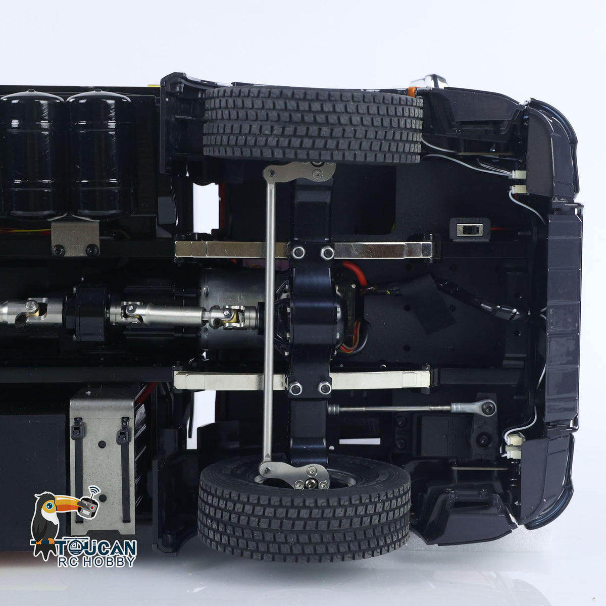 1/14 RTR Elektro-Modellauto 4X4 Metallachsen Getriebe Fernbedienung Feuerwehrfahrzeug BZ Flysky i6S Radio 2Speed Licht Sound
