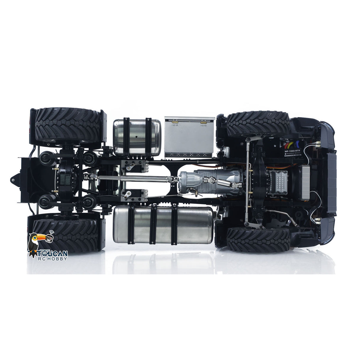 TOUCAN RC HOBBY 3Speed RTR Model 1/14 RC Tractor Truck BZ L44 Remote Control Farm Vehicle Metal 4*4 Chassis Axle Lock Flysky ST8 Radio Battery