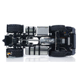 3Speed RTR Model 1/14 RC Tractor Truck BZ L44 Remote Control Farm Vehicle Metal 4*4 Chassis Axle Lock Flysky ST8 Radio Battery