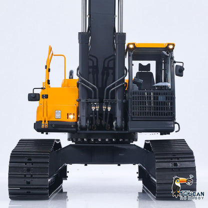SFrog E400 Pro 1/14 Metal RC Hydraulic Excavator 9CH Valve 3 Pump Brushless Servo Quick Coupler FrSky XE Light Sound for Enthusiasts