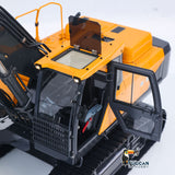 SFROG E400 Pro 1/14 Metal RC Hydraulic Excavator 9CH Valve 3 Pump Brushless Servo Quick Coupler FrSky XE Light Sound for Enthusiasts