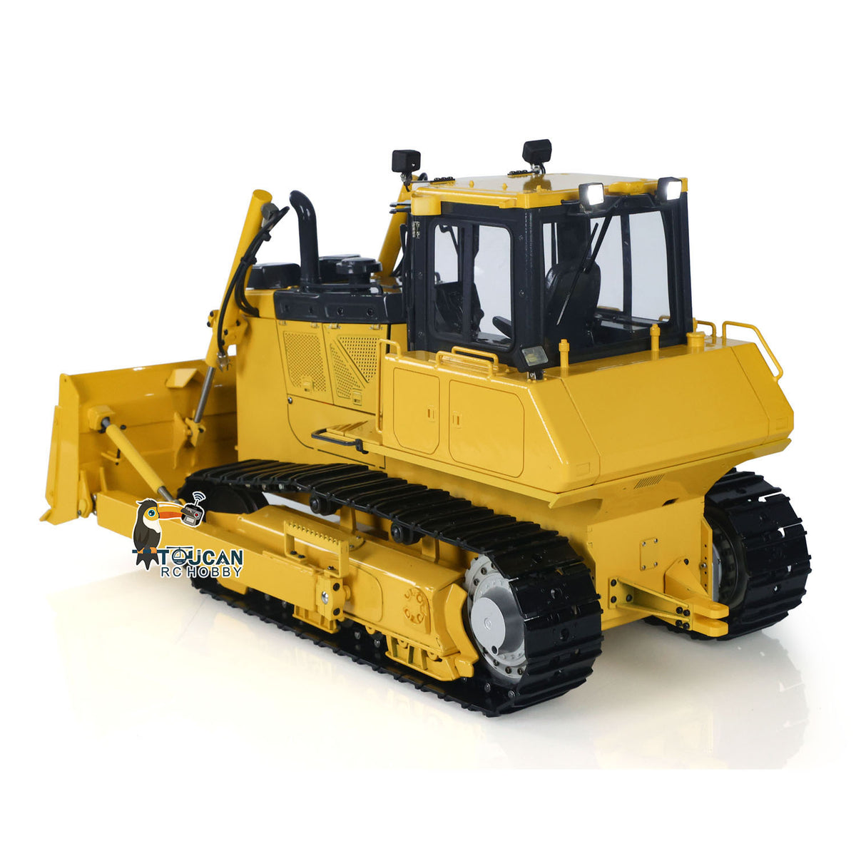1/12 RC Metall Hydraulische Bulldozer D65EX Funkgesteuertes Schweres Maschinenmodell RTR Emuliertes Bauauto I6S Lichtton