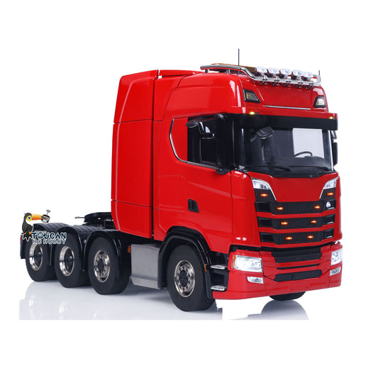 SC 770S 1/14 8*8 Radio Control Tractor Truck Wheel Side Reduction Axles Three Speed Transmission Hobbywing 1060 ESC 35T Motor