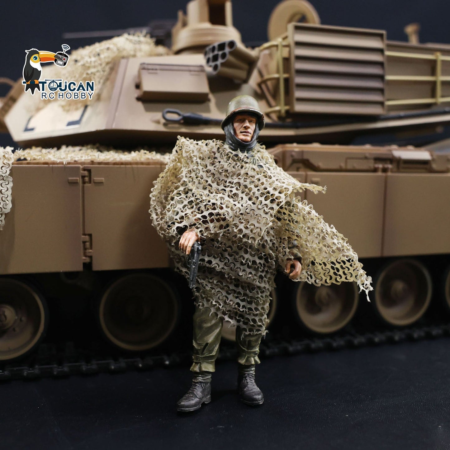 IN Stock Plastic High Density Camouflage Net for HengLong 1/16 3908 RC Tank Tiger I Challenger II Radio Control Military Model Parts