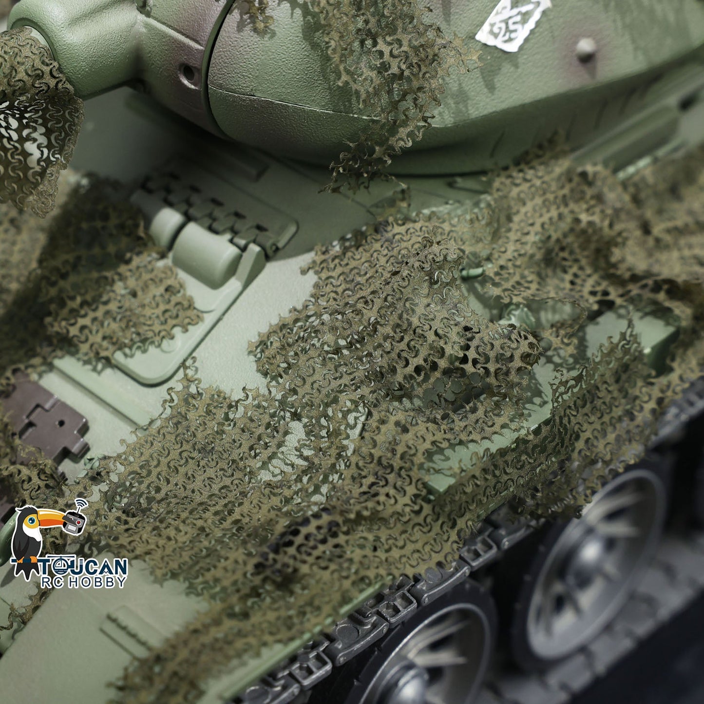 IN Stock Plastic High Density Camouflage Net for HengLong 1/16 3908 RC Tank Tiger I Challenger II Radio Control Military Model Parts