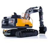 1/14 RC Hydraulikbagger EC380 Raupenbagger, kabellose elektrische Steuerung, Baggermodell, lackiert und montiert, mit Metalleimern, Metallaufreißer