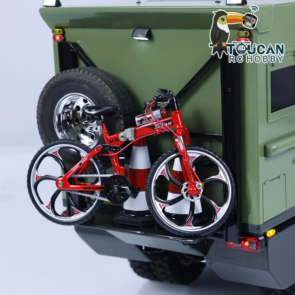 1/14 8*4 RC Freizeit Fahrzeuge RTR Fernbedienung Caravaning Touring Auto Sound Licht Rauchen Lackiert Montiert RTR Version 