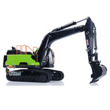 1/14 RC Hydraulikbagger EC380 Raupenbagger, kabellose elektrische Steuerung, Baggermodell, lackiert und montiert, mit Metalleimern, Metallaufreißer