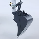 CUT Model 1/14 Remote Control Hydraulic Wheeled Excavator 3Arms LR914 8CH Valve Metal RC Digger Flysky PL18EV Lite Radio RTR