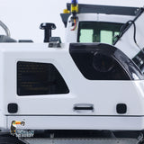 CUT Model 1/14 Remote Control Hydraulic Wheeled Excavator 3Arms LR914 8CH Valve Metal RC Digger Flysky PL18EV Lite Radio RTR