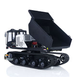 Fast  Free Shipping Metal 1/14 RC Hydraulic Crawler Dump Truck T14R Radio Controlled Tracked Tipper RTR Construction Vehicle ST8