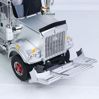 JDM 518K 6x4 1/14 Metal Remote Control Tractor Truck W509 2 Speed Gearbox RC Lorry Car Motor ESC Light Sound System RTR Model