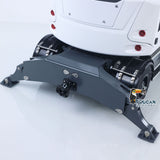 CUT LR914 1/14 Metal RC Hydraulic Wheel Excavator RTR 3 Arms 8-Way Valve Digger PL18EV Lite Controller Manual Quick Coupler Light & Sound System Cabin Guard Rail Tail hook for Model Collectors