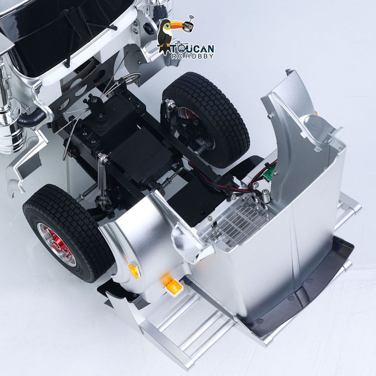 In Stock TOUCAN RC HOBBY JDM 518K C509  6x4 1/14 Metal Remote Control Tractor Truck 2 Speed Gearbox RC Lorry Car Motor ESC Light Sound System RTR Model