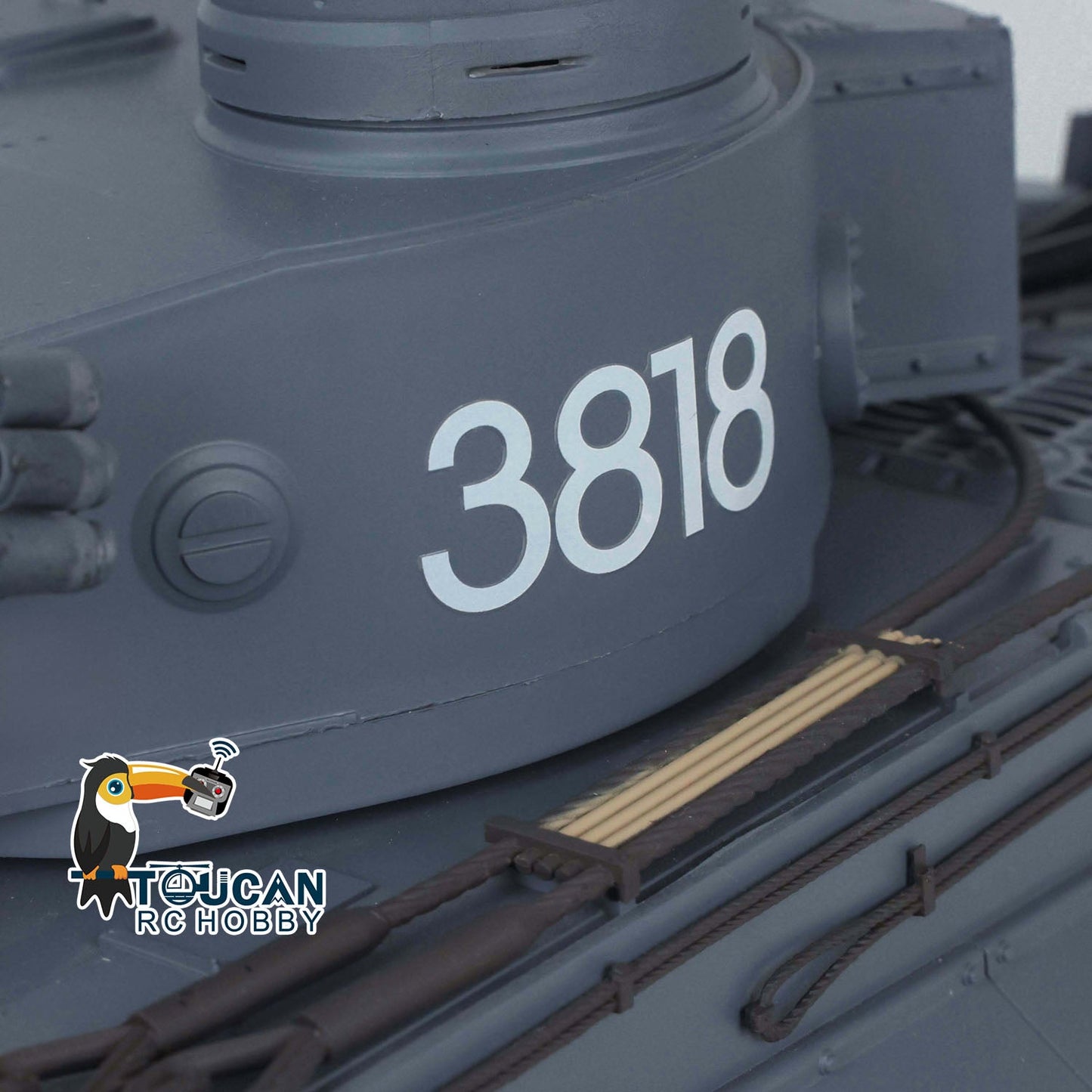 Henglong 1/16 TK7.0 Promotion German Tiger I 3818 RTR RC Tank Barrel Recoil BB IR Smoke Metal Tracks Sprockets Idlers Wheels