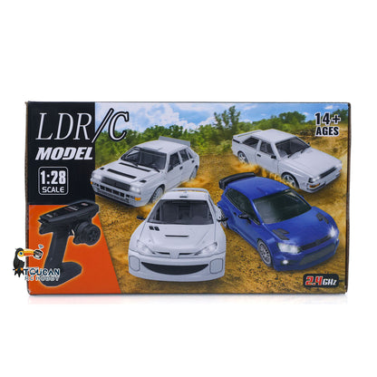 LDRC 1/28 LD2802 4WD 2,4G Fernbedienung Drift Auto ESC Servo RC Rennfahrzeug Motorschutz Vollnylonrahmen RTR Modell Spielzeug