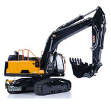 1/14 RC Hydraulikbagger EC380 Raupenbagger, kabellose elektrische Steuerung, Baggermodell, lackiert und montiert, mit Metalleimern, Metallaufreißer