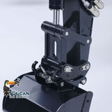 1/14 RC Hydraulikbagger EC380 Raupenbagger, kabellose elektrische Steuerung, Baggermodell, lackiert und montiert, mit Metalleimern, Metallaufreißer