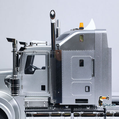 JDM 518K 6x4 1/14 Metal Remote Control Tractor Truck W509 2 Speed Gearbox RC Lorry Car Motor ESC Light Sound System RTR Model