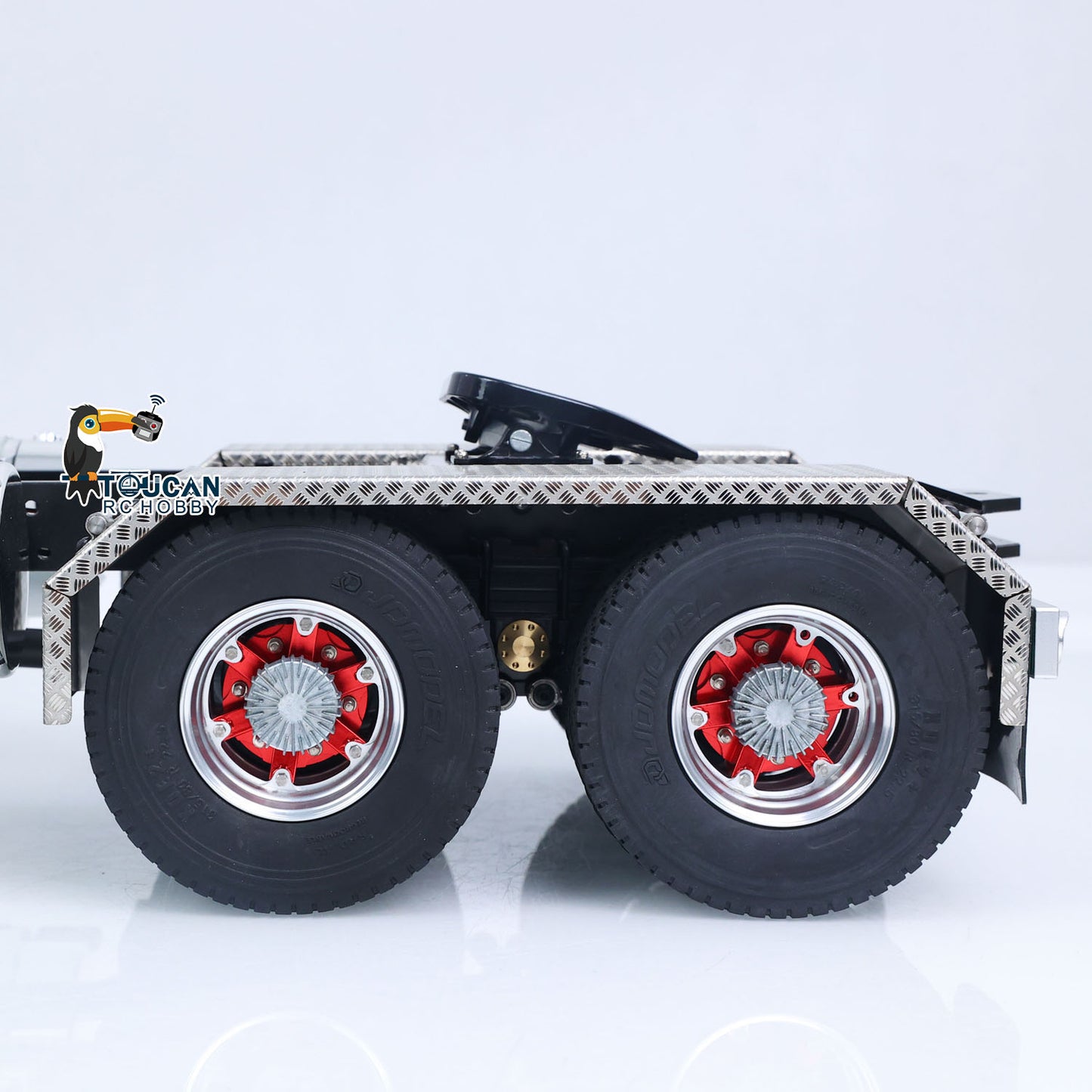 JDM 518K 6x4 1/14 Metal Remote Control Tractor Truck W509 2 Speed Gearbox RC Lorry Car Motor ESC Light Sound System RTR Model