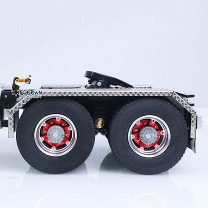 JDM 518K 6x4 1/14 Metal Remote Control Tractor Truck W509 2 Speed Gearbox RC Lorry Car Motor ESC Light Sound System RTR Model