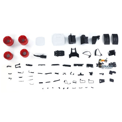 In Stock TOUCAN RC HOBBY LESU Metal 1/14 RC Tractor Truck AOUE 1050 4x4 Hydraulic Farm vehicle K500 Seedbed Pre-sowing Soil Preparation Planter Plough Light Sound