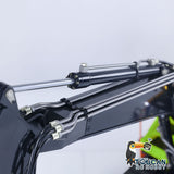 1/14 Full Metal Radio Control Hydraulic Excavator EC380 Assembled Painted Digger Model W/ Hydraulic Grab Metal Buckets Ripper