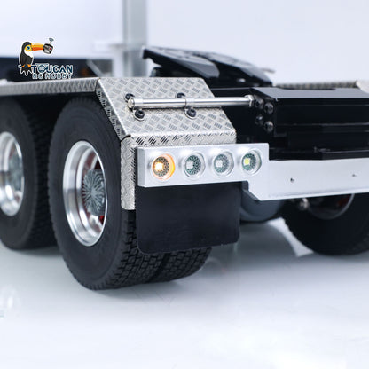 JDM 518K 6x4 1/14 Metal Remote Control Tractor Truck W509 2 Speed Gearbox RC Lorry Car Motor ESC Light Sound System RTR Model