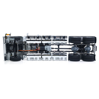 JDM 518K 6x4 1/14 Metal Remote Control Tractor Truck W509 2 Speed Gearbox RC Lorry Car Motor ESC Light Sound System RTR Model