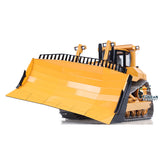 JDM-98Ultra 1/14 Metal RC Crawler Dozer PNP Yellow Hydraulic Bulldozer Sound Light Excludes Battery
