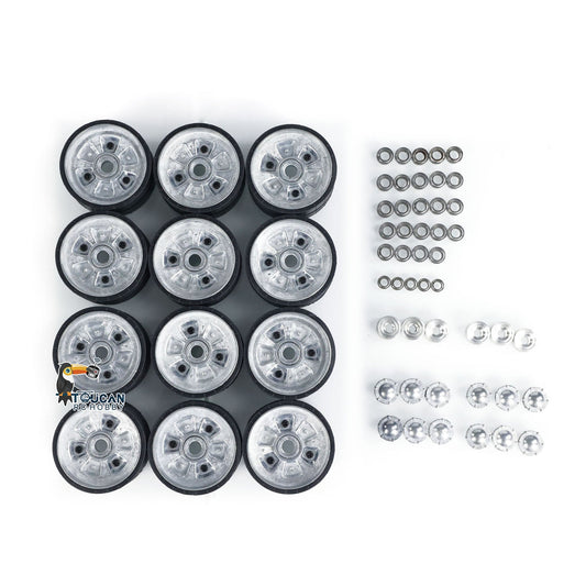 IN Stock Metal Suspensions Road Wheels for 1/16 Henglong RC Military Tank 3938 3939 Russian T90 T72 Remote Control Military Vehicle Model