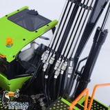 1/14 RC Hydraulikbagger EC380 Raupenbagger, kabellose elektrische Steuerung, Baggermodell, lackiert und montiert, mit Metalleimern, Metallaufreißer