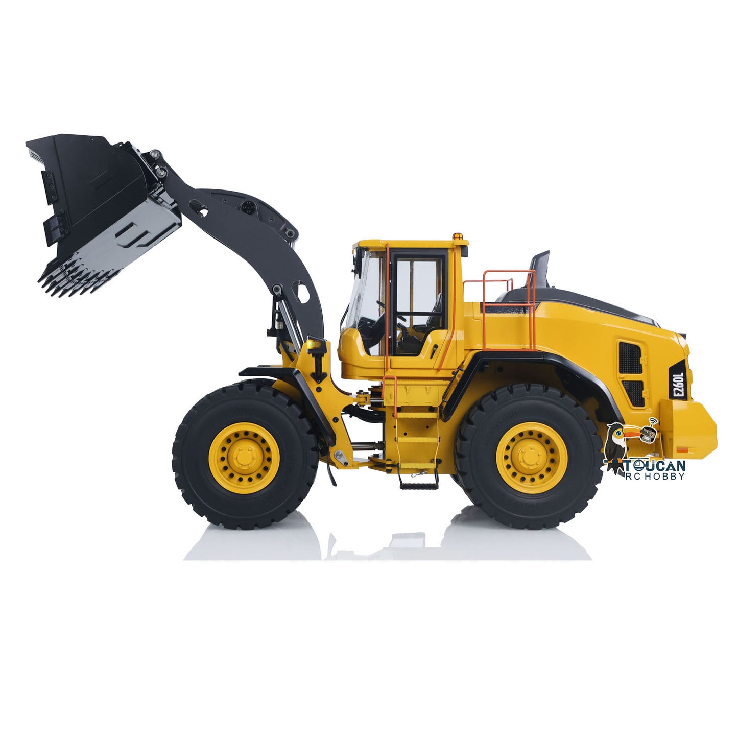 Fast  Free Shipping MTRC 1/14 RC Hydraulic Loader E260L RTR Model Metal Radio Control Heavy Machine Car Construction Vehicles ST8 Radio