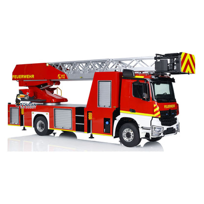 1/14 Leiterwagen 3363 RC Feuerwehrauto 4X2 Antrieb Metallchassis ST8 Funksteuerung 2-Gang-Getriebe Betriebsbereit Lackiertes Zusammengebautes Auto